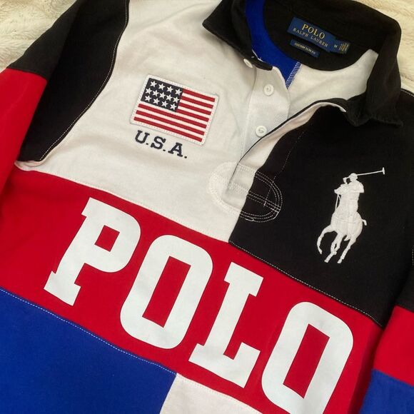 Polo Ralph Lauren vintage USA rugby polo - Picture 9 of 9